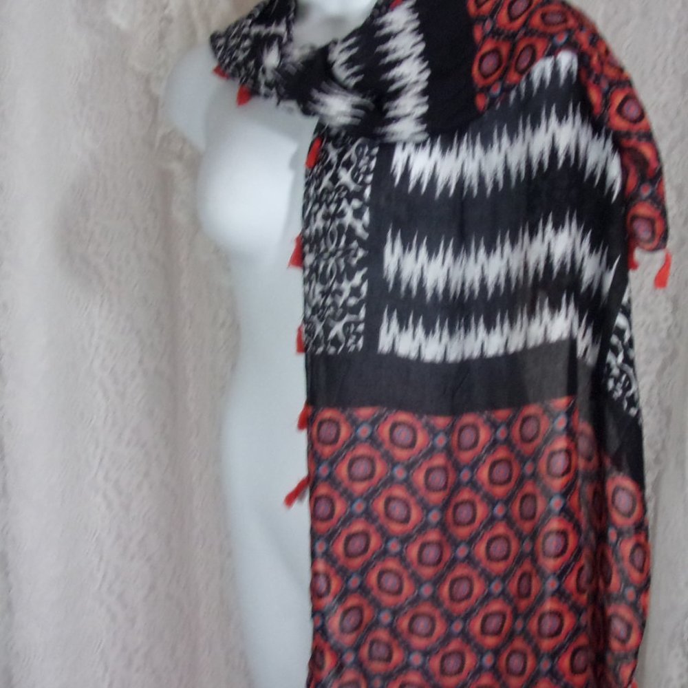 Oversize Scarf/wrap/cover-up Bohemian Design NWOT